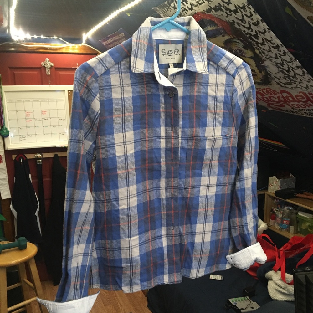 Intermix New York Plaid Shirt
